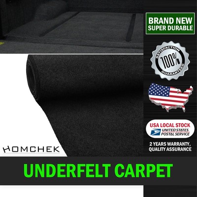 Black Non-Woven Fabric Renovate Car Truck Trunk Liner Stain resistant 2mm 1m×2m