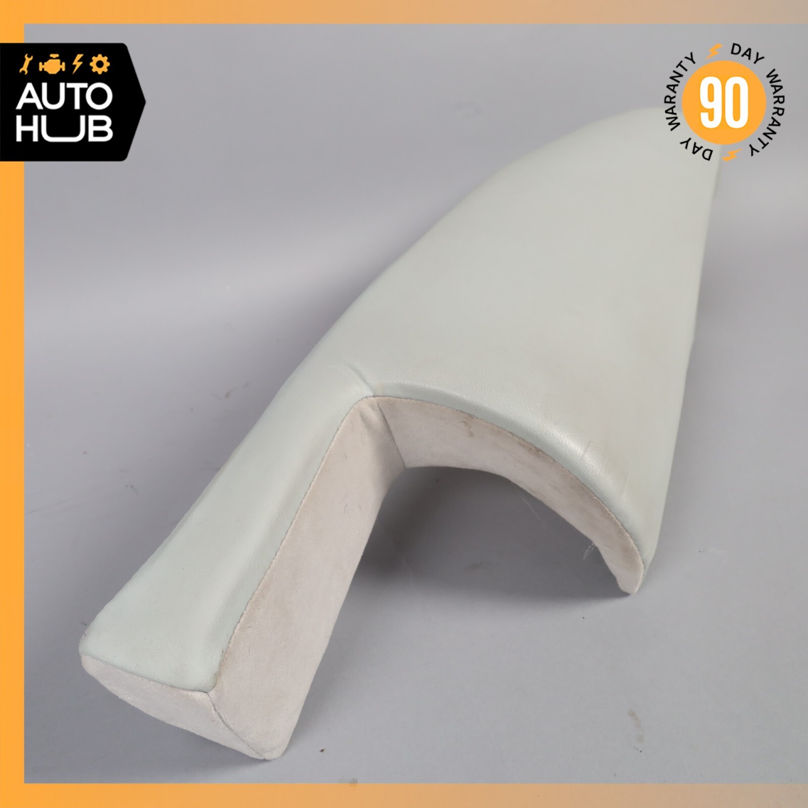 03-13 Maserati Quattropote M139 Right Side Seat Backrest Panel Trim Grey OEM