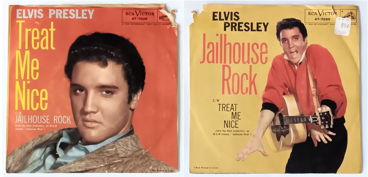 エルビス・プレスリー JAILHOUSE ROCK 45回転レコード ELVIS PRESLEY 