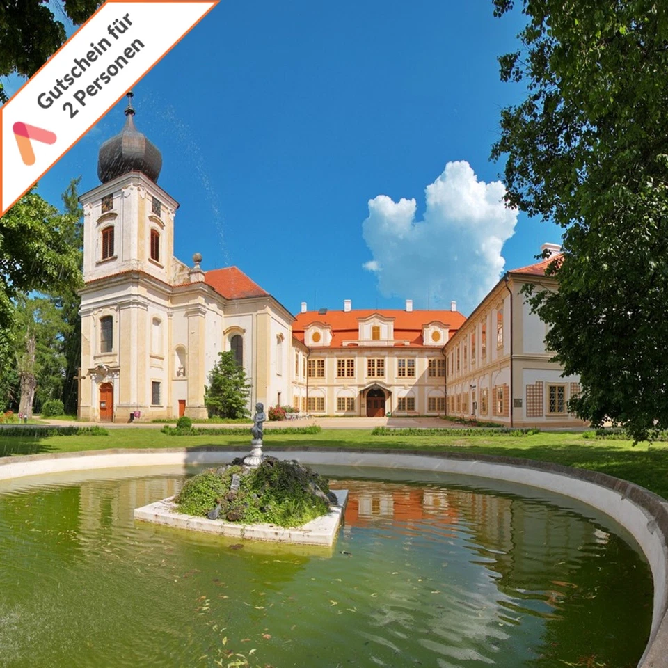 Kurzurlaub Loucen bei Prag 3 Tage für 2 Personen Schlosshotel ÜF + 1x Abendessen - Bild 1 von 4