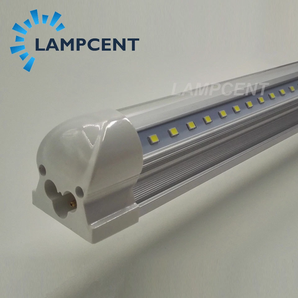 6-12/Pack T8 V Shape Integrated LED Tube 2,3,4,5,6, 8FT LED Shop Lights Fixture - Image 4 of 4