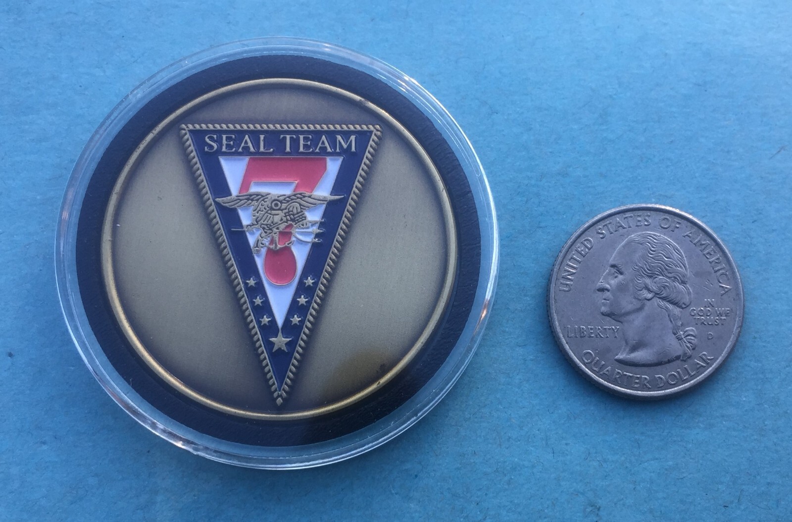 SEAL Team 7 ST-7 Naval Special Warfare Challenge Coin