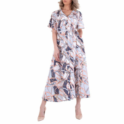 Damen Gürtel Knöpfe Kleid 0458 Ital-design