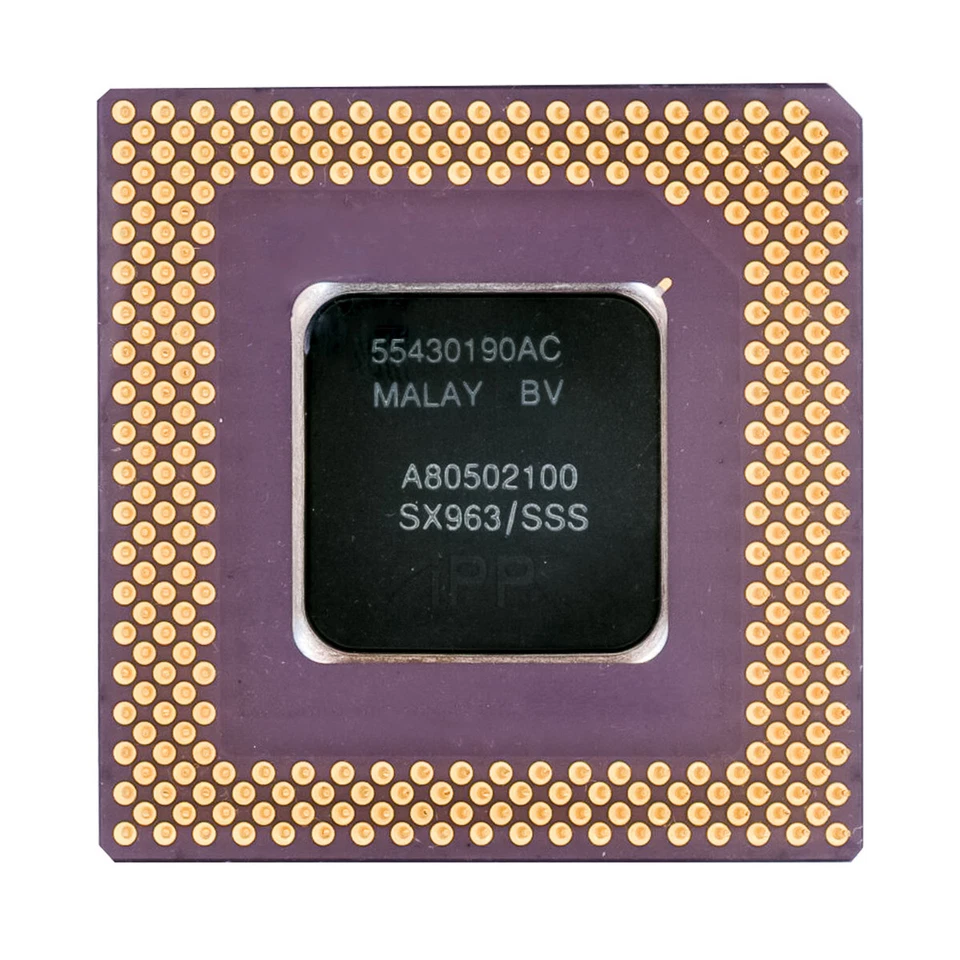 INTEL PENTIUM 100MHZ SX963 SOCKET 7 A80502-100 - Immagine 2 di 2