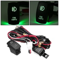12V 40A Wiring Harness Kit LED Work Fog Light Bar ON/OFF Switch Relay Cable