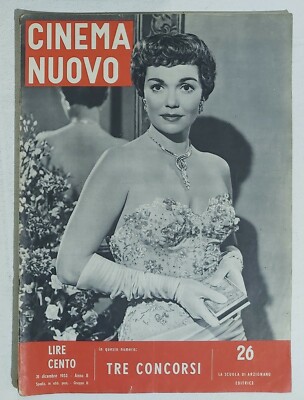 00990 CINEMA NUOVO - nr 26 a. II 12/1953 - Foto sommario