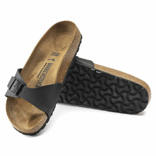 birkenstock madrid gleam black