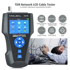 KOLSOL TDR Network LCD Cable Tester For RJ45/RJ11/BNC/Metal Cable/PING/POE UK