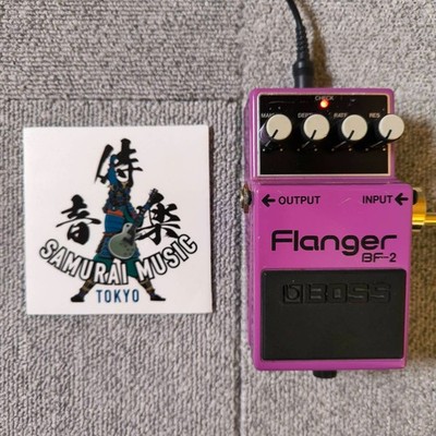 BOSS BF-2 Flanger Guitar Effect Pedal Made in JP *ACA adapter recommended