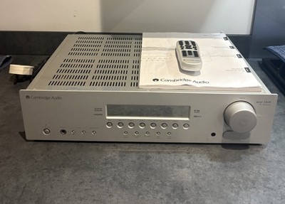 Cambridge Audio Azur 340R Silber - 5.1 AV-Receiver Heimkino. Mit Fernbedienung