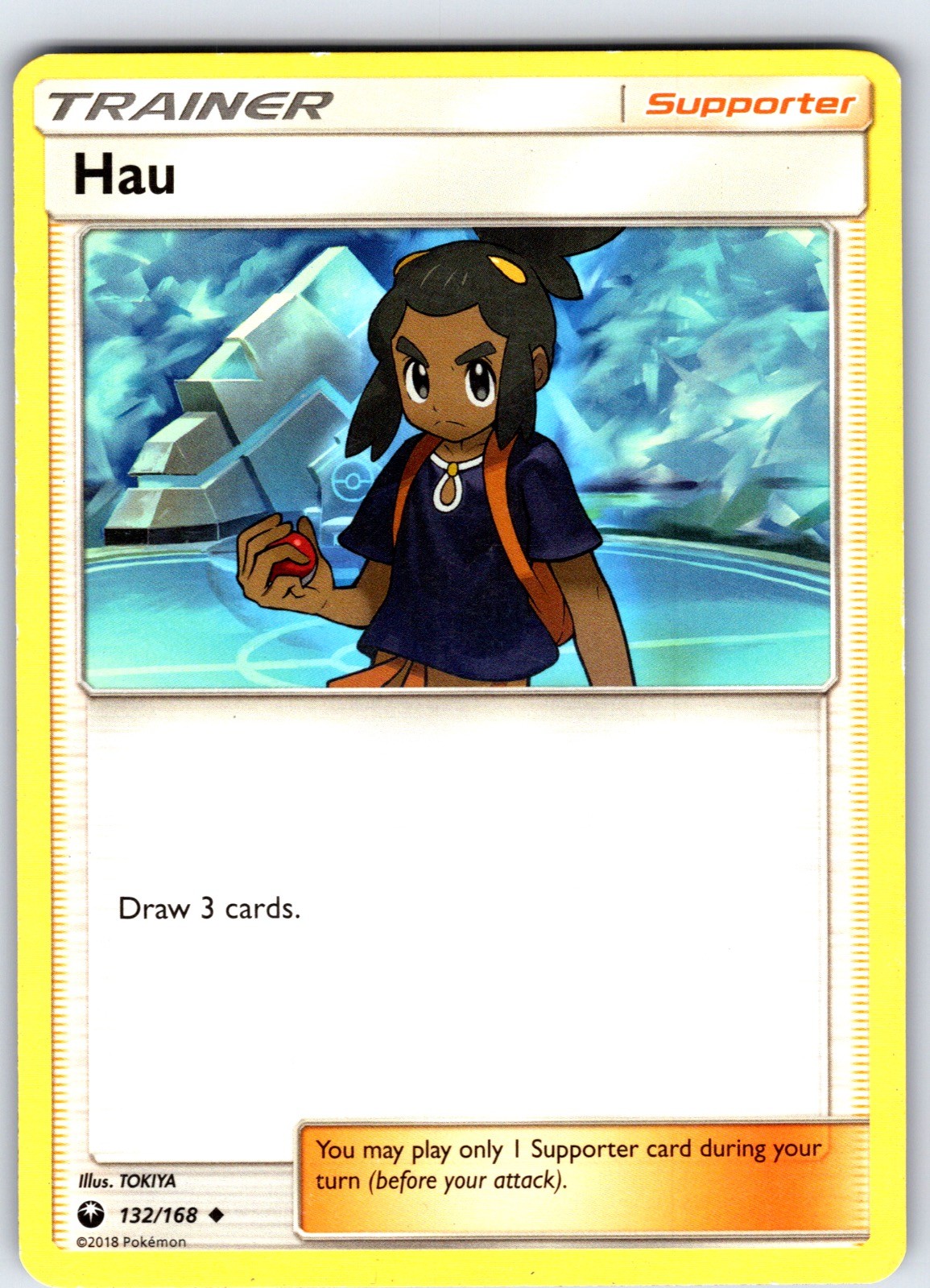 Hau 132/168 Uncommon Celestial Storm Pokemon Lightly Played