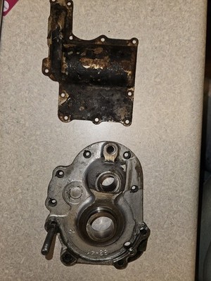 Vintage Harley-Davidson  WL, G , 45 Transmission Lid & Cover  2270-38 & 33-41