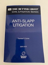 Anti-Slapp Litigation  2024-2025 Rutter Group...