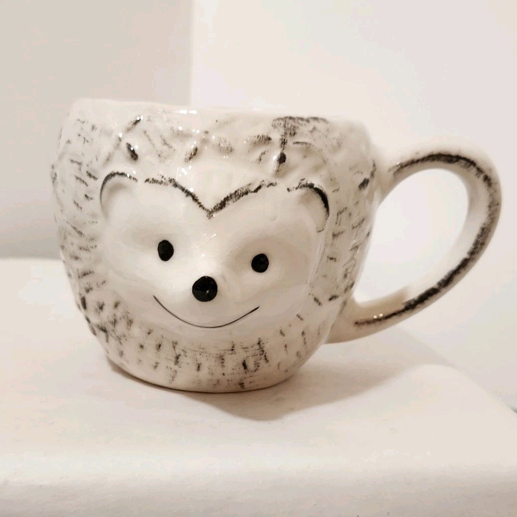 Cute 3D Hedgehog Porcupine Mug Coffee Tea Cup Hot Chocolate Drinks VGC Ceramic
