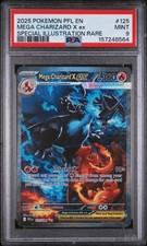 MEGA CHARIZARD X EX Pokemon ME Phantasmal Flames Special Illus. Rare #125 PSA 9 on eBay