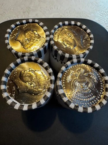 2024 D Kennedy Half Dollar BU OBW Bank Roll Never Opened Never Searched