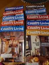 11 ~ 1986 Country Living Magazine  Jan–Nov (No December) Farmhouse Decor 