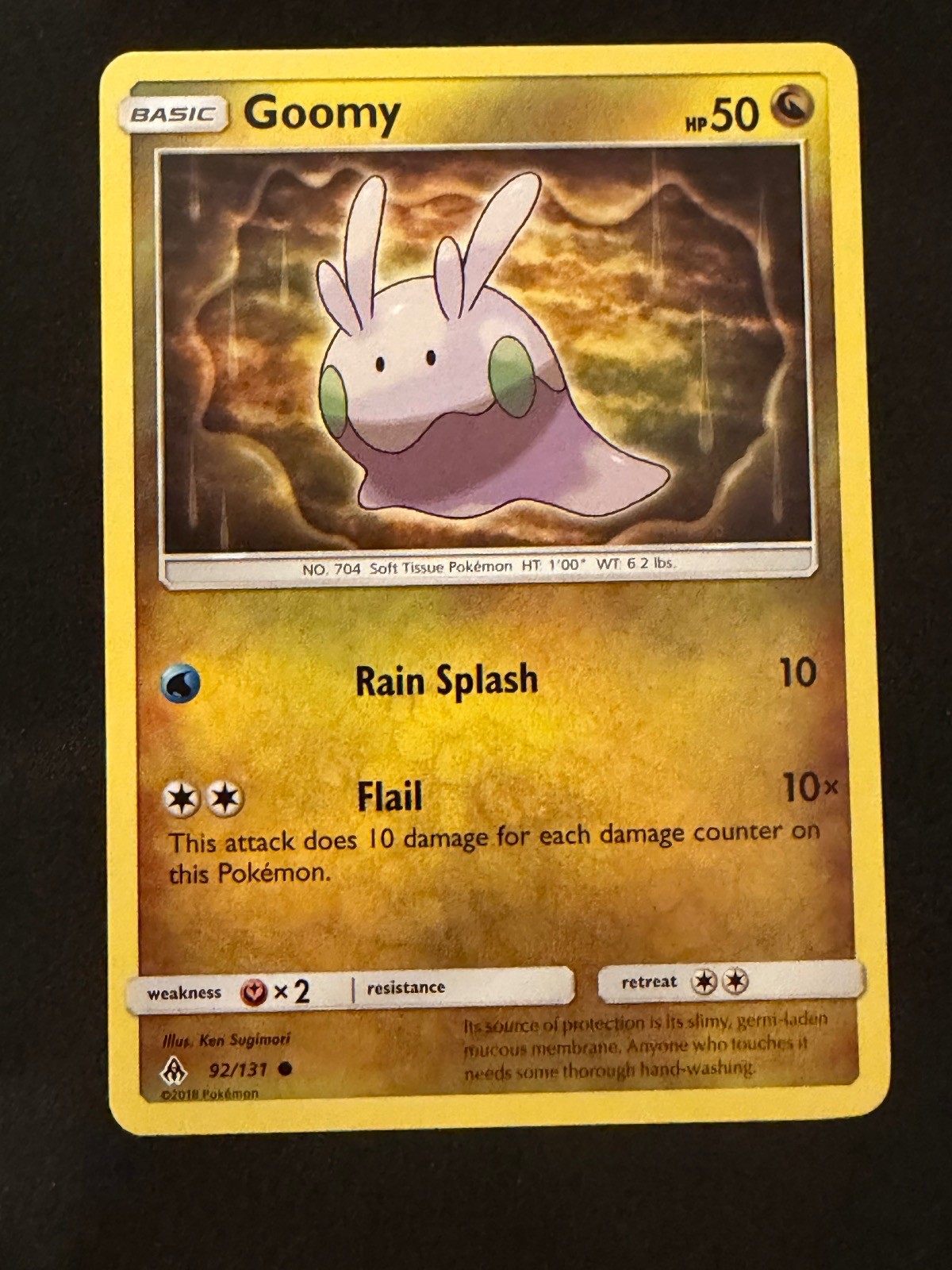 Goomy 92/131 Common Forbidden Light Pokemon Near Mint