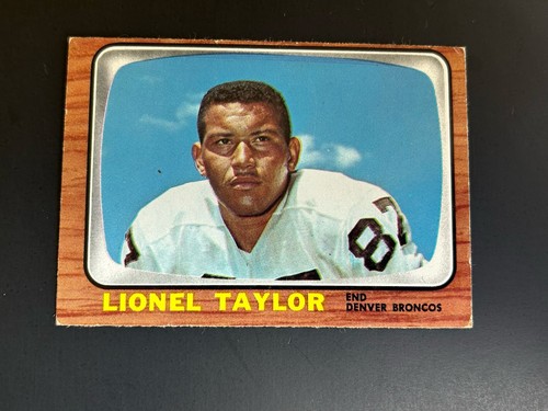 1966 Topps Football #45 Lionel Taylor AFL EX Denver Broncos New Mexico Highlands | eBay