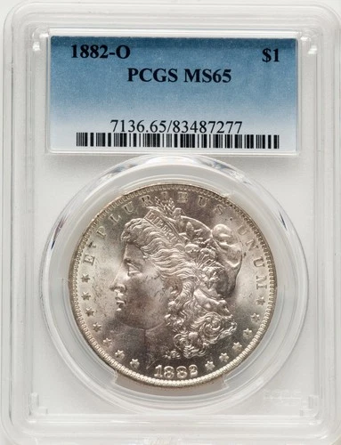 1882-O Morgan Dollar PCGS MS65