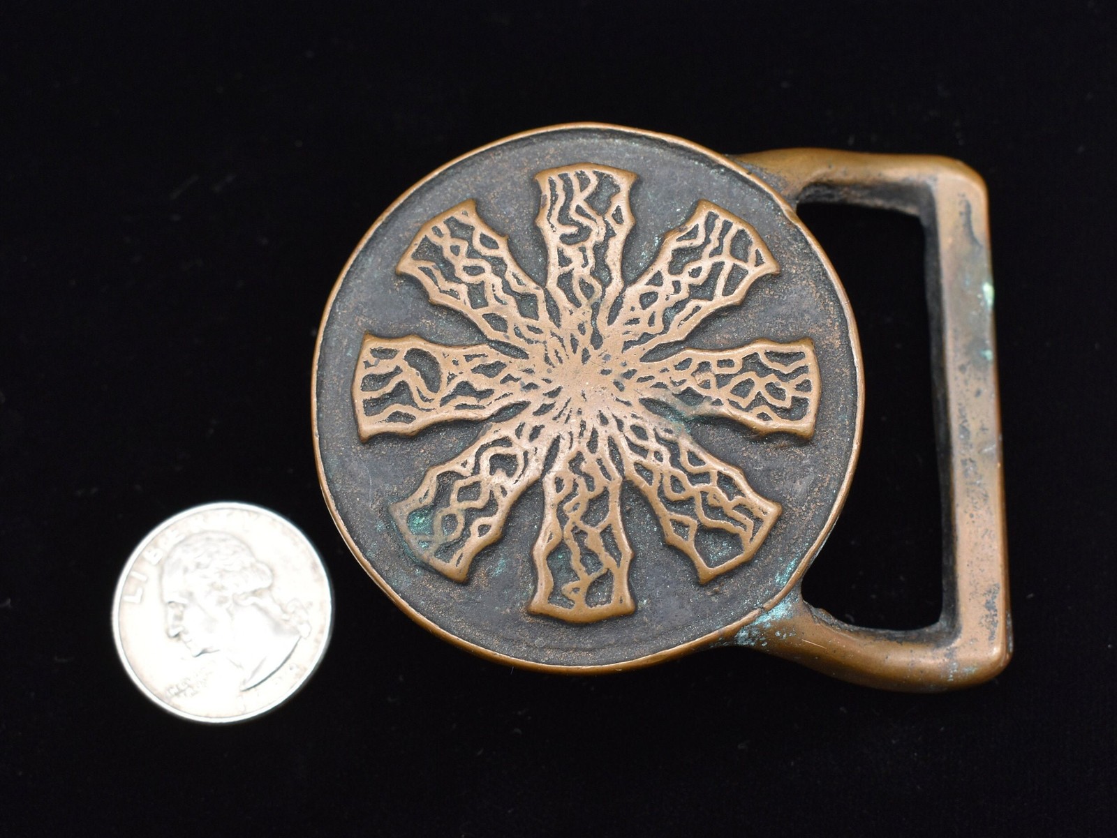 Tech Ether Guild "Crystal" Solid Brass Vintage 19… - image 3