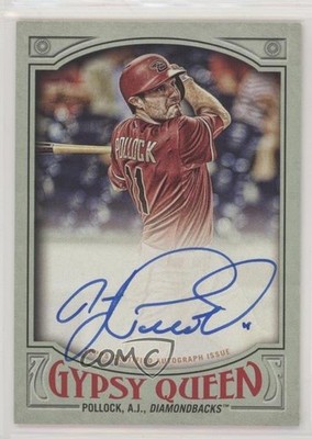 2016 Topps Gypsy Queen Green 22/99 AJ Pollock #GQA-AP Auto b9e