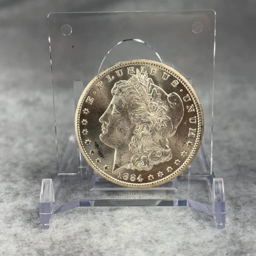 1884 CC Morgan Silver Dollar Carson City Mint Uncirculated Great Condition