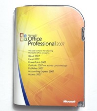 Microsoft Office 2007 Professional Full English Retail Version MS Pro -RETAIL-