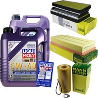 Mann Inspektionspaket 10L Liqui Moly 5W-40 FüR Mercedes E-Klasse T-Model S210