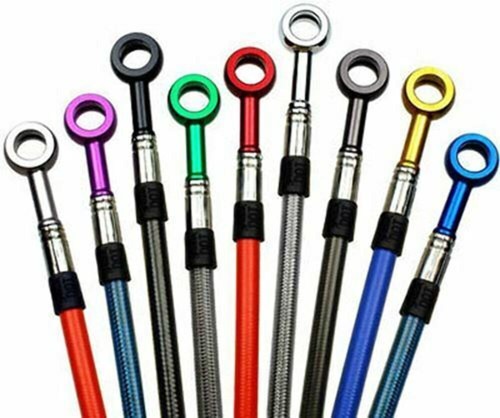 Spiegler Brake Lines:1 Front for Ducati Monster 696/796 2011-14 ABS ext len - Picture 3 of 7