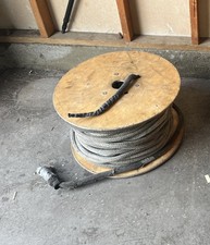 Wire or conduit pulling rope on reel 1/2"