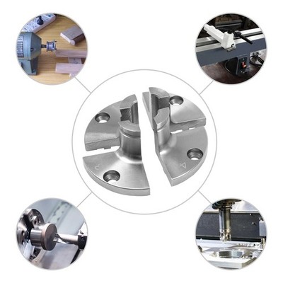Chuck Jaw Set, Wood Lathe Chuck Accessory, Jaws for Woodworking