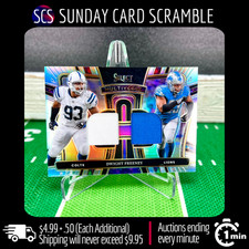 2024 Panini Select Multiverse Silver Prizm Dwight Freeney SP /149 Patch 🚚🔥