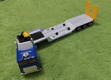 Majorette Super Movers LKW Tieflader Blau Ford CLT 9000 Vintage 1:87 France