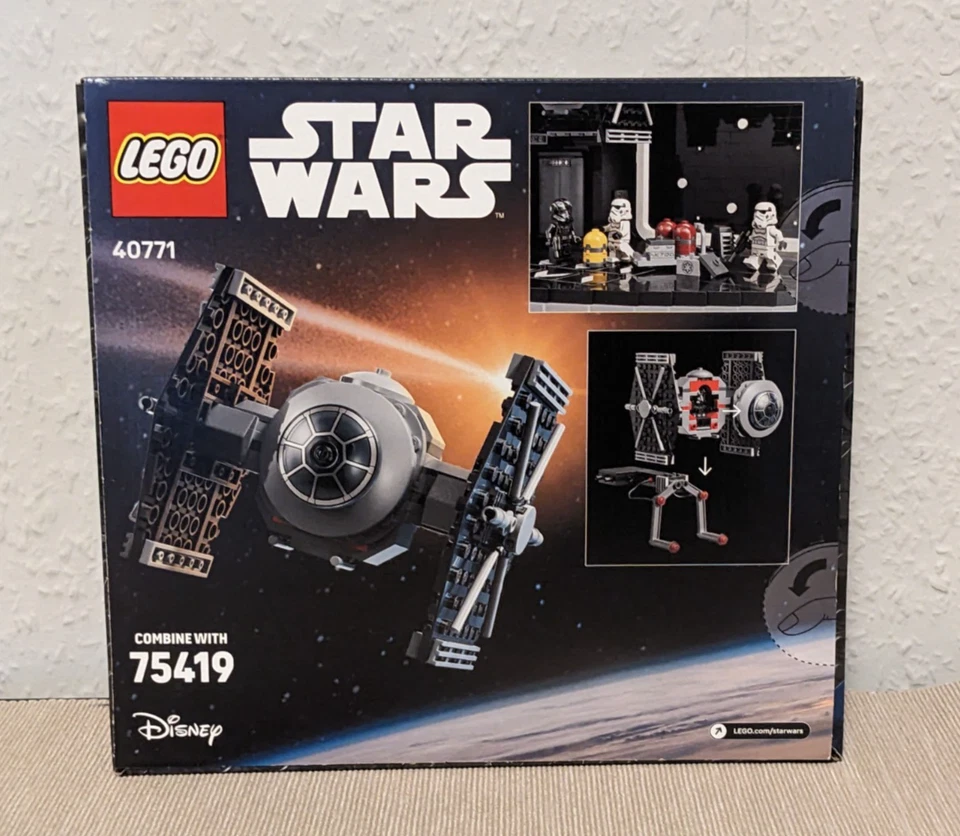 LEGO StarWars 40771 TIE Fighter con Telaio Hangar Imperiale Complemento per 75419 - Immagine 4 di 4