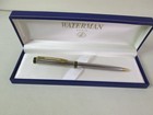 WATERMAN Silver & Gold Snakeskin Design Ballpoint Pen in box