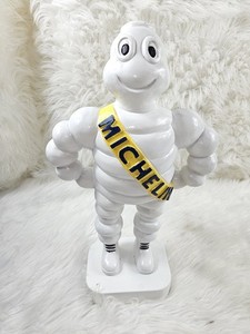 Statua Michelin Bibendum In Aereo Ghisa Rossa Collezione - Foto 2