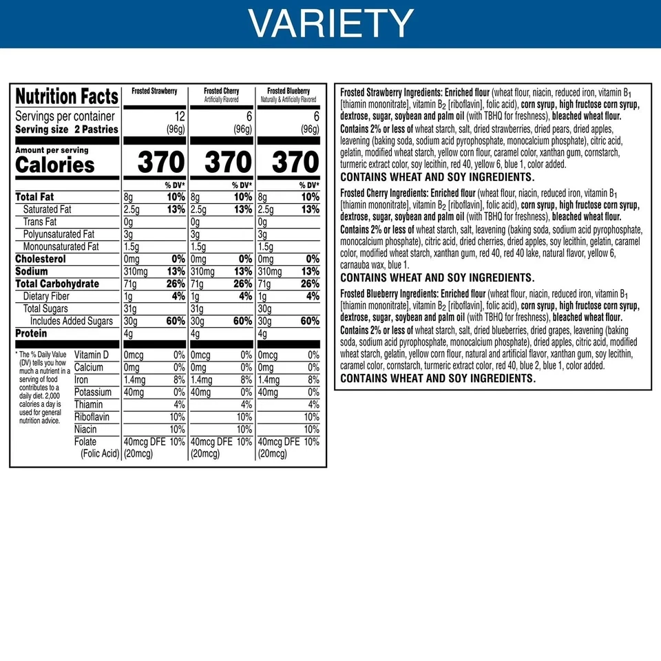 Pop-Tarts Frosted Variety Pack, 48 ct. - Imagem 2 de 4