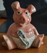 Vintage Wade Piggy Bank Classic Natwest Baby Pig Woody Please See Description 