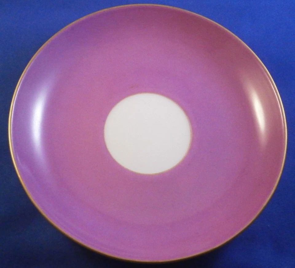 Antique KPM Berlin Porcelain Elisabeth Pink Cup & Saucer Porzellan Tasse 2nd - Image 3 of 4