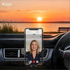 Phone Holder for Your Car 2026 Upgrade Metal Hook Clip Air Vent Mount Hands Free