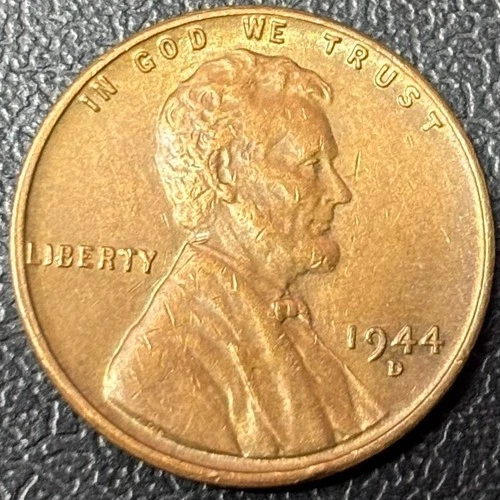 1944-D Lincoln Wheat Cent • Fine to XF Extra Fine • Denver Mint • Semi-Key Wheat