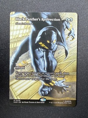 Narset's Reversal / Black Panther's Redirection - Marvel Super Heroes (MTG)