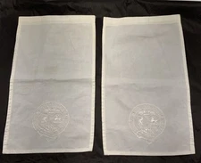 Vintage Great North Eastern Cotton Embroidered Set Of 2