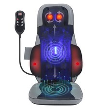 Massagesitzauflage Nacken Rückenmassage Shiatsu Massageauflage mit Wärmefunktion