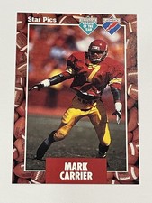 1991 Star Pics Football #60 - Mark Carrier - USC Trojans