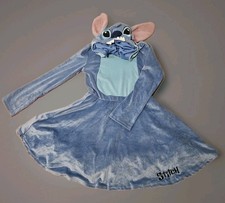 Disney Stitch Spirit Halloween Costume Girls 12-14 Hooded Dress Lilo Stitch
