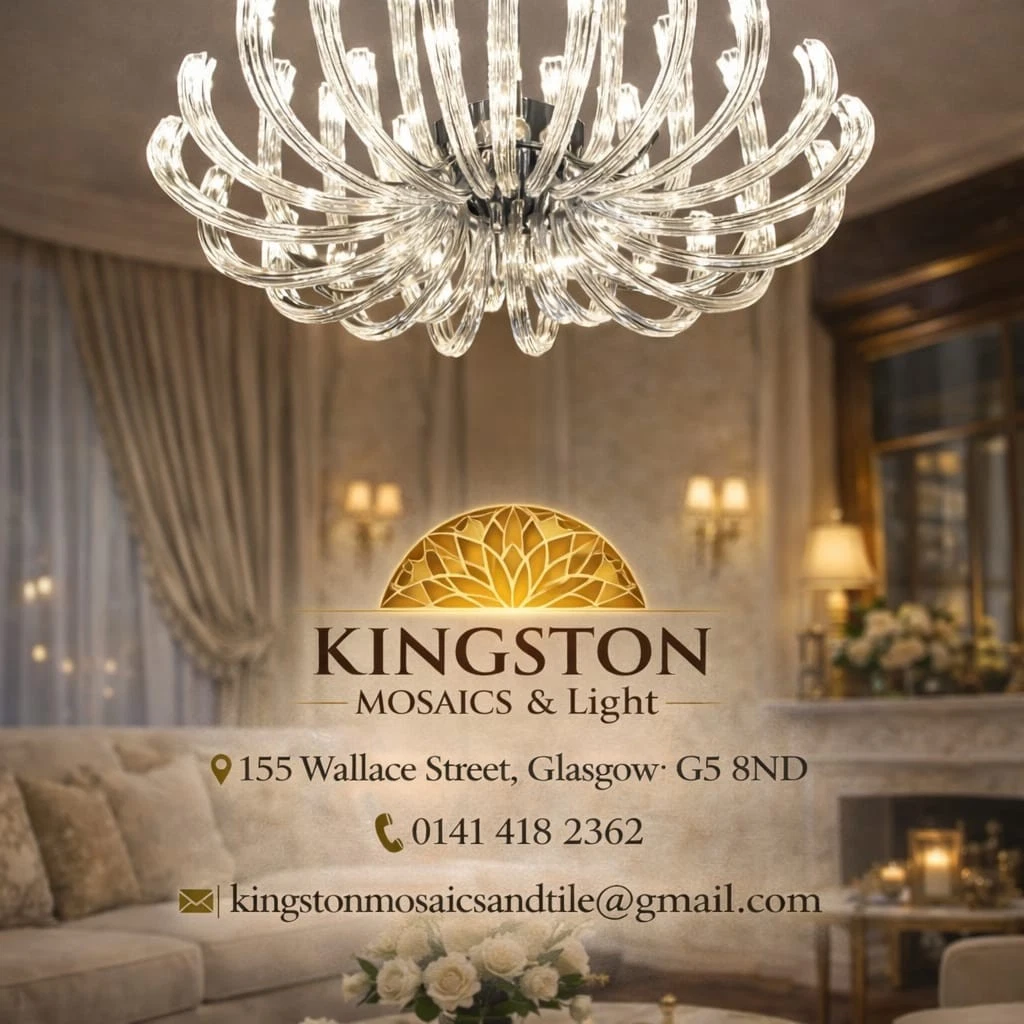 Luxury Modern Glass LED Chandelier Clear Spiral Pendant Light | 03 Sizes - Picture 5 of 5