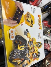 2-in-1 Build a Robot Kit, Remote  APP Controlled Robotic Building Blocks Toys S