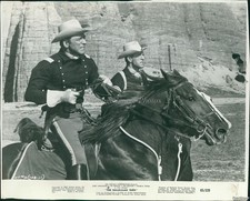 1965 Burt Lancaster John Anderson In The Hallelujah Trail Scene Movies 7X9 Photo